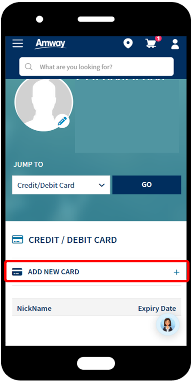 How to add credit/debit card to my account? – Amway MSB
