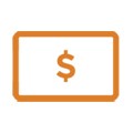 A dollar sign in a rectangle

Description automatically generated